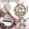 Queekay Easter Wreaths for Front Door Wooden Easter Sign 12.6 x 14.6 Inch Hanging Door Sign Decorations Wreath for Spring Holiday Coffee Shop Bakery(Bunny)